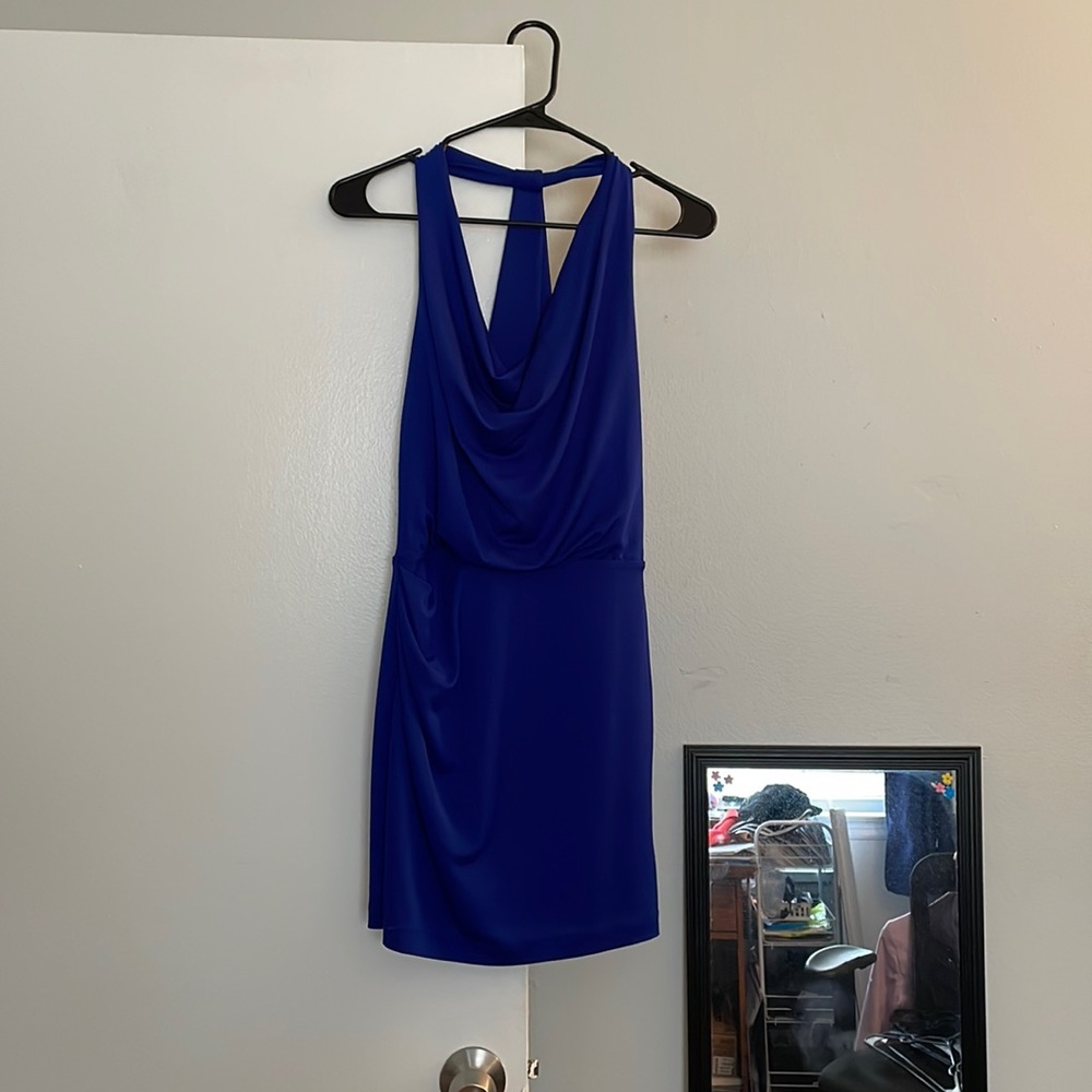 BCBGMAXAZRIA Little Blue Dress Womens US XS